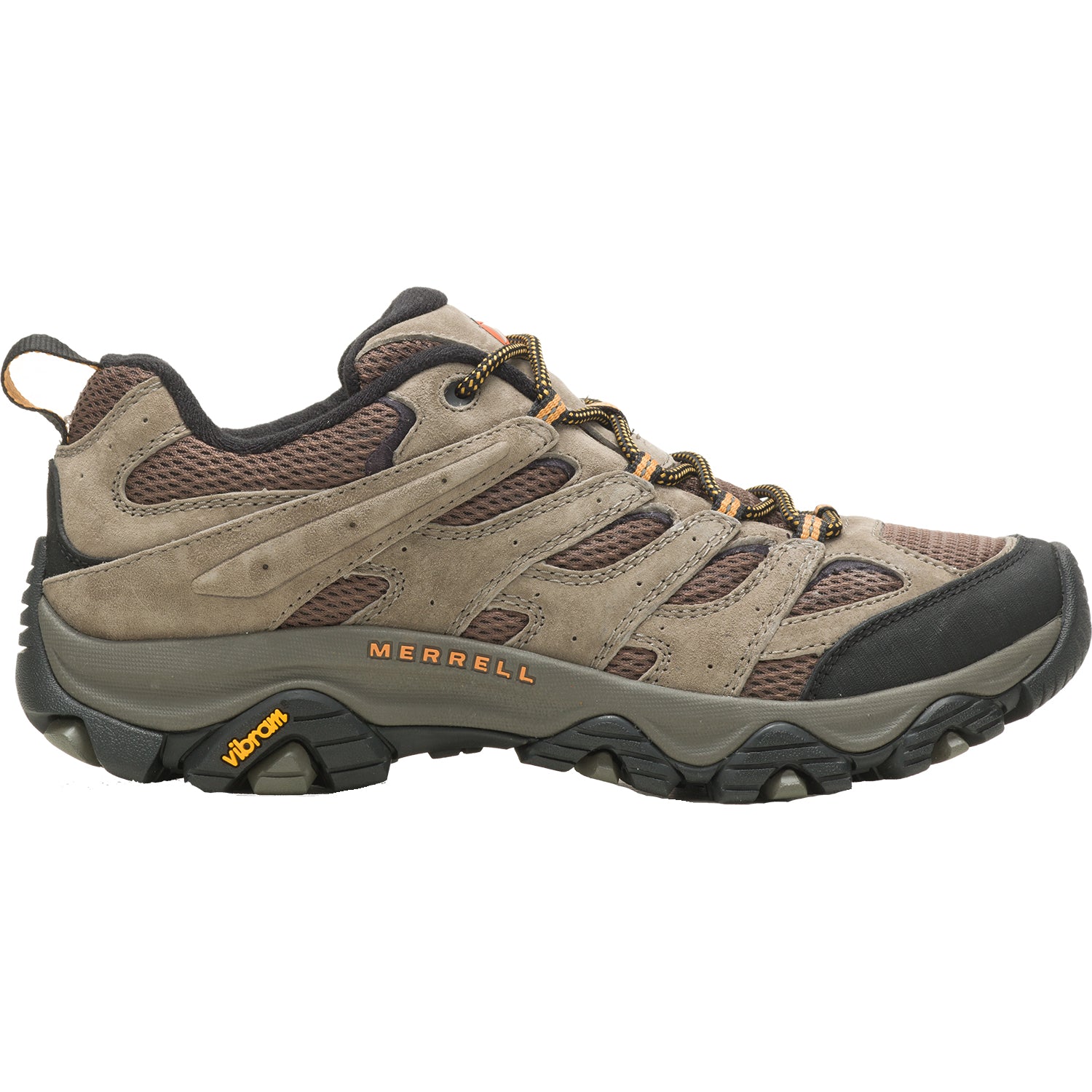 Mens Merrell Merrell Moab 3 Men's Hiking Shoes Walnut Suede/Mesh Walnut Suede/Mesh