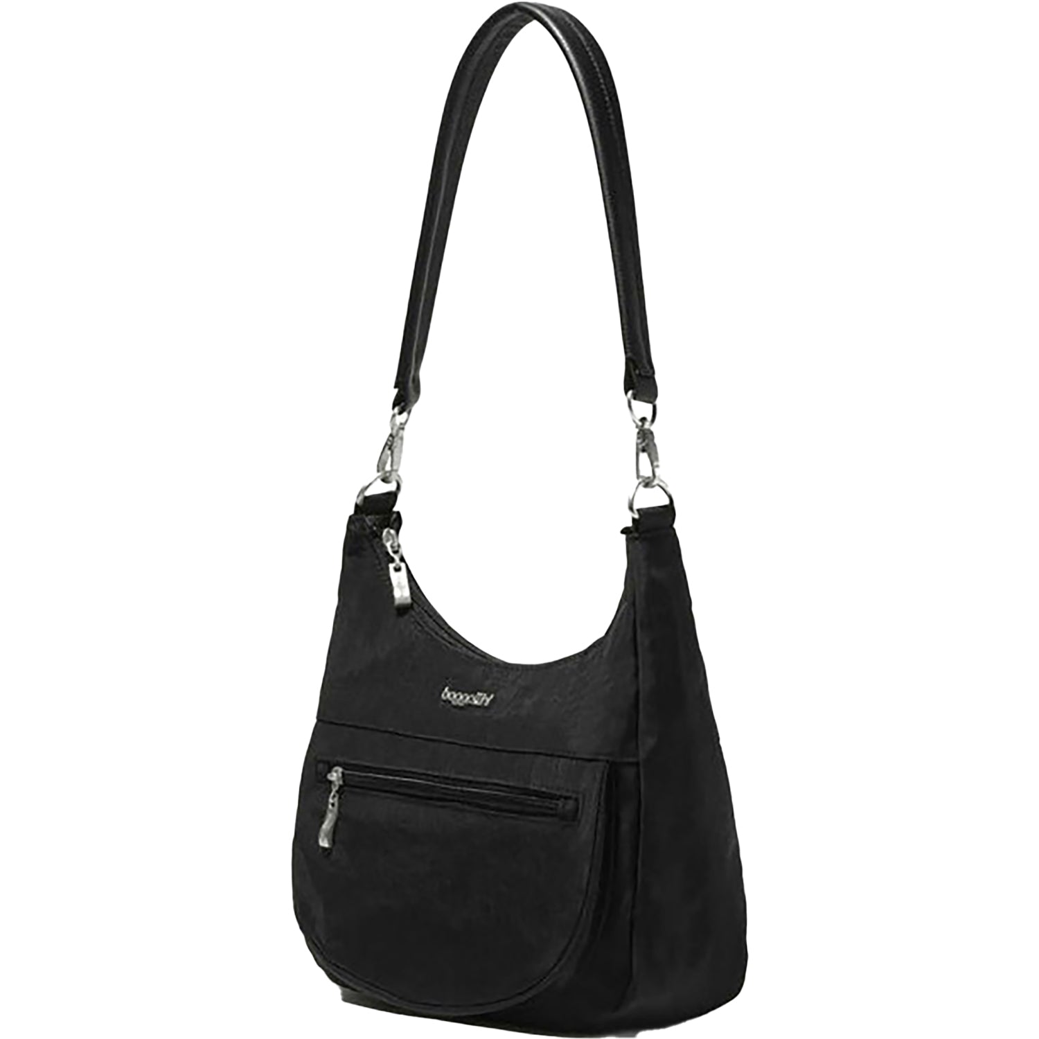 Womens Baggallini Baggallini Modern Pocket Half Moon Bag Handbags Black Synthetic Black Synthetic