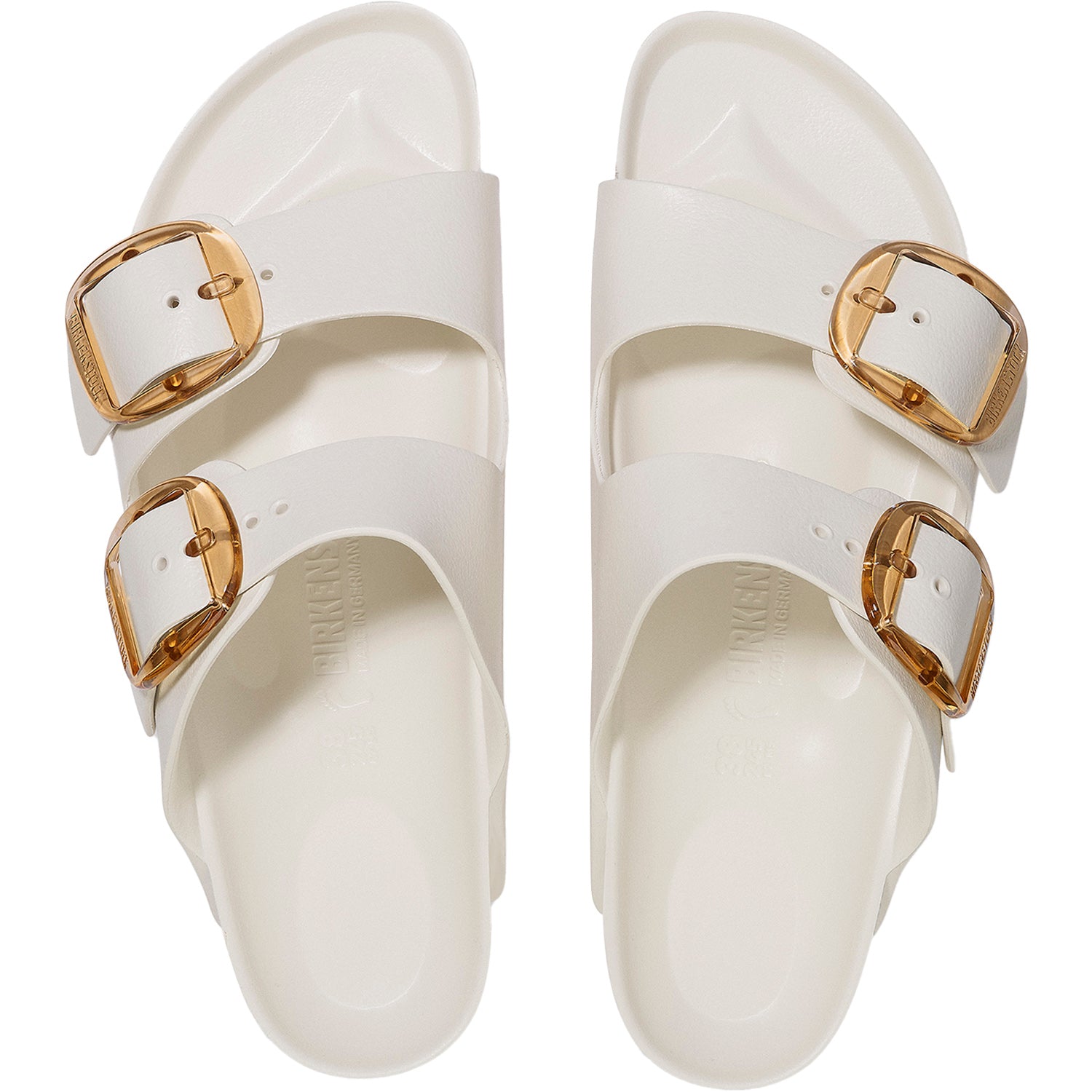 Women's Eva Big Buckle Arizona Eggshell – Footwear etc.