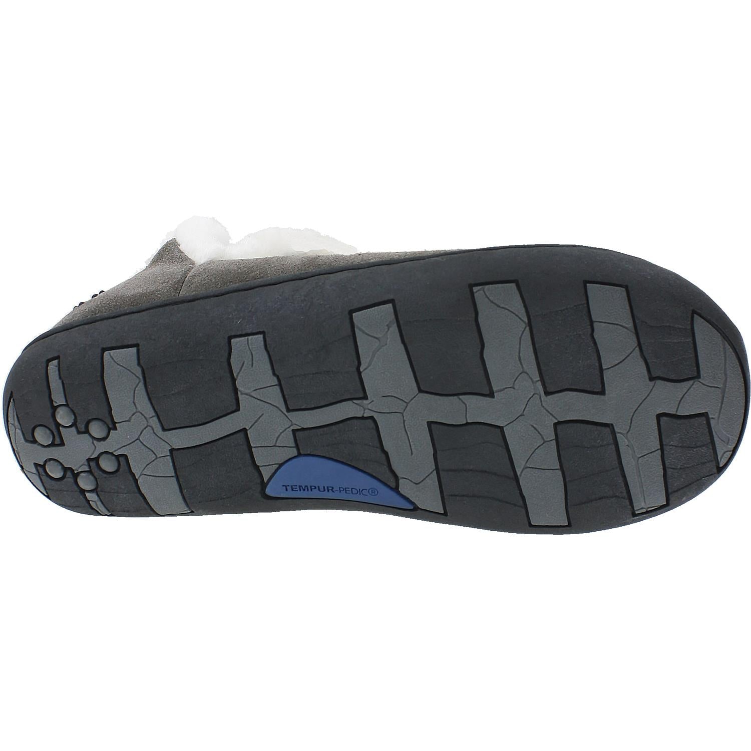 Womens Tempur-pedic Tempur-Pedic Vallery Women's Tempur-Pedic Slippers Grey Suede Grey Suede