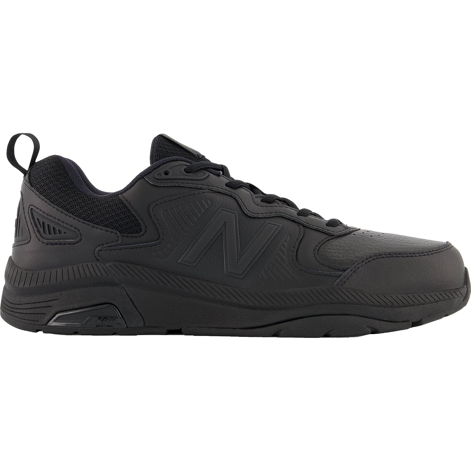 Mens New balance New Balance MX857AM3 Men's Training Shoes Black Leather Black Leather