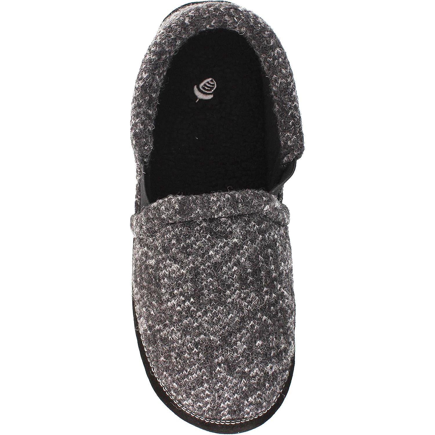 Mens Acorn Acorn Fave Gore Men's Slippers Charcoal Tweed Wool Charcoal Tweed Wool
