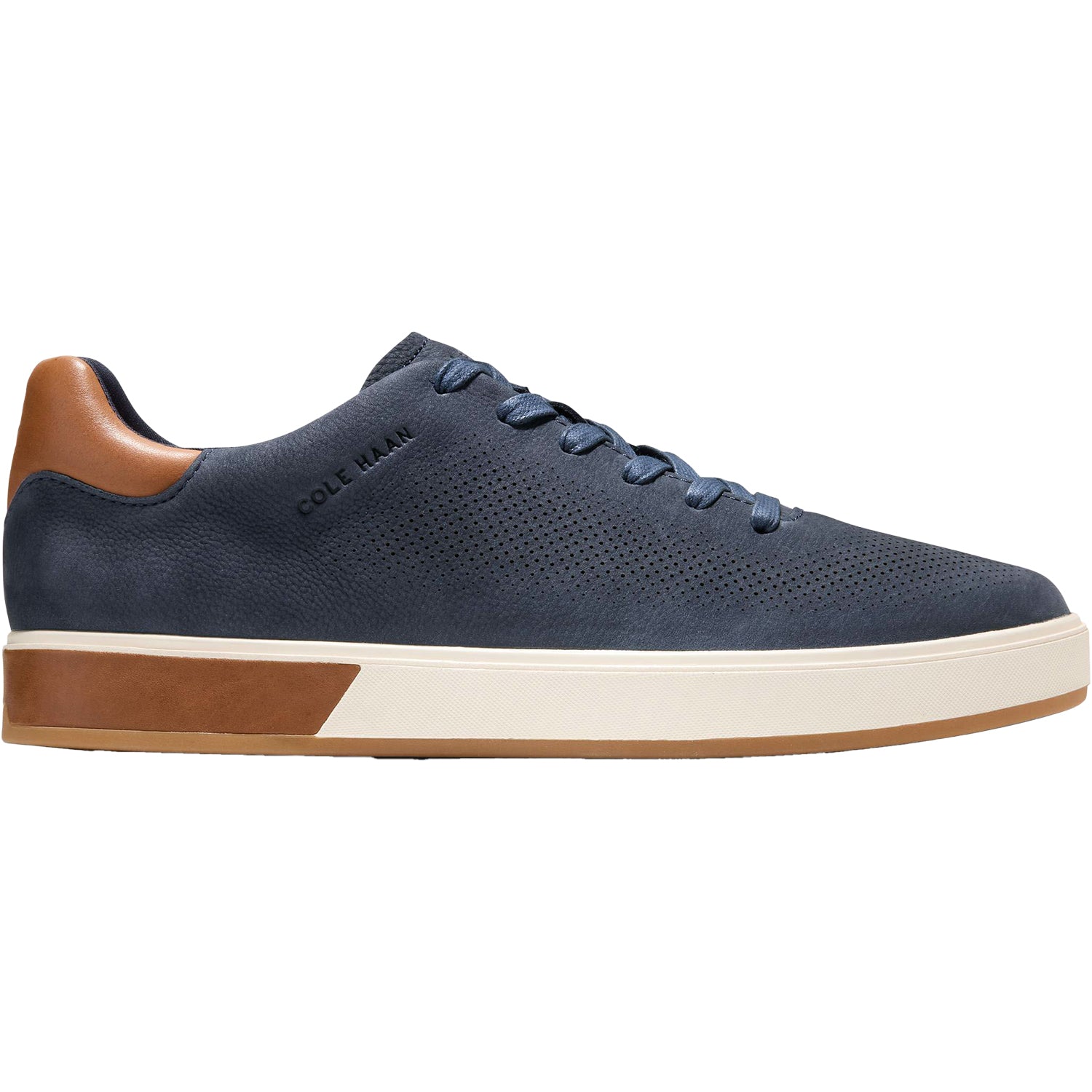 Mens Cole haan Cole Haan Grandpro Angleace Blazer/British Tan Men's Lace Up Shoes Navy Blazer/British Tan Navy Blazer/British Tan