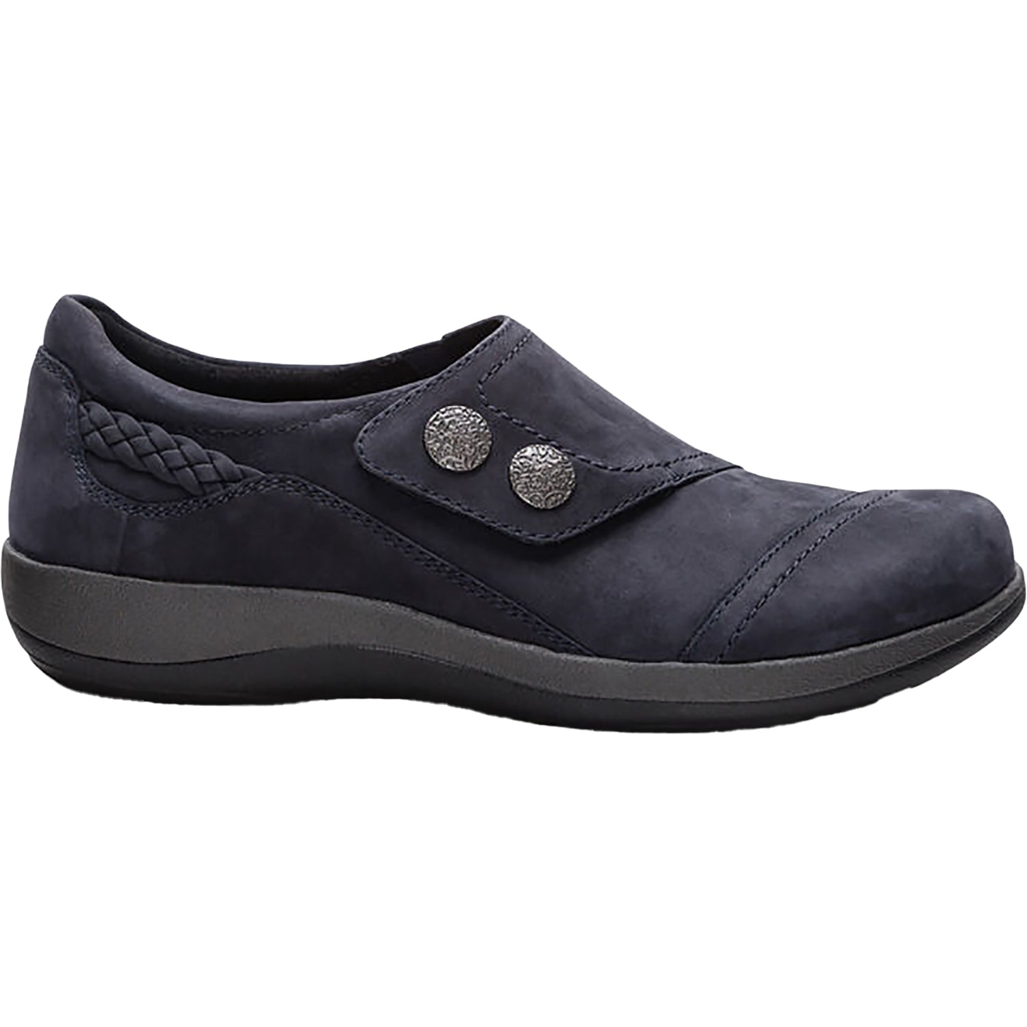 Womens Aetrex Aetrex Karina Women's Slip Ons Navy Nubuck Navy Nubuck