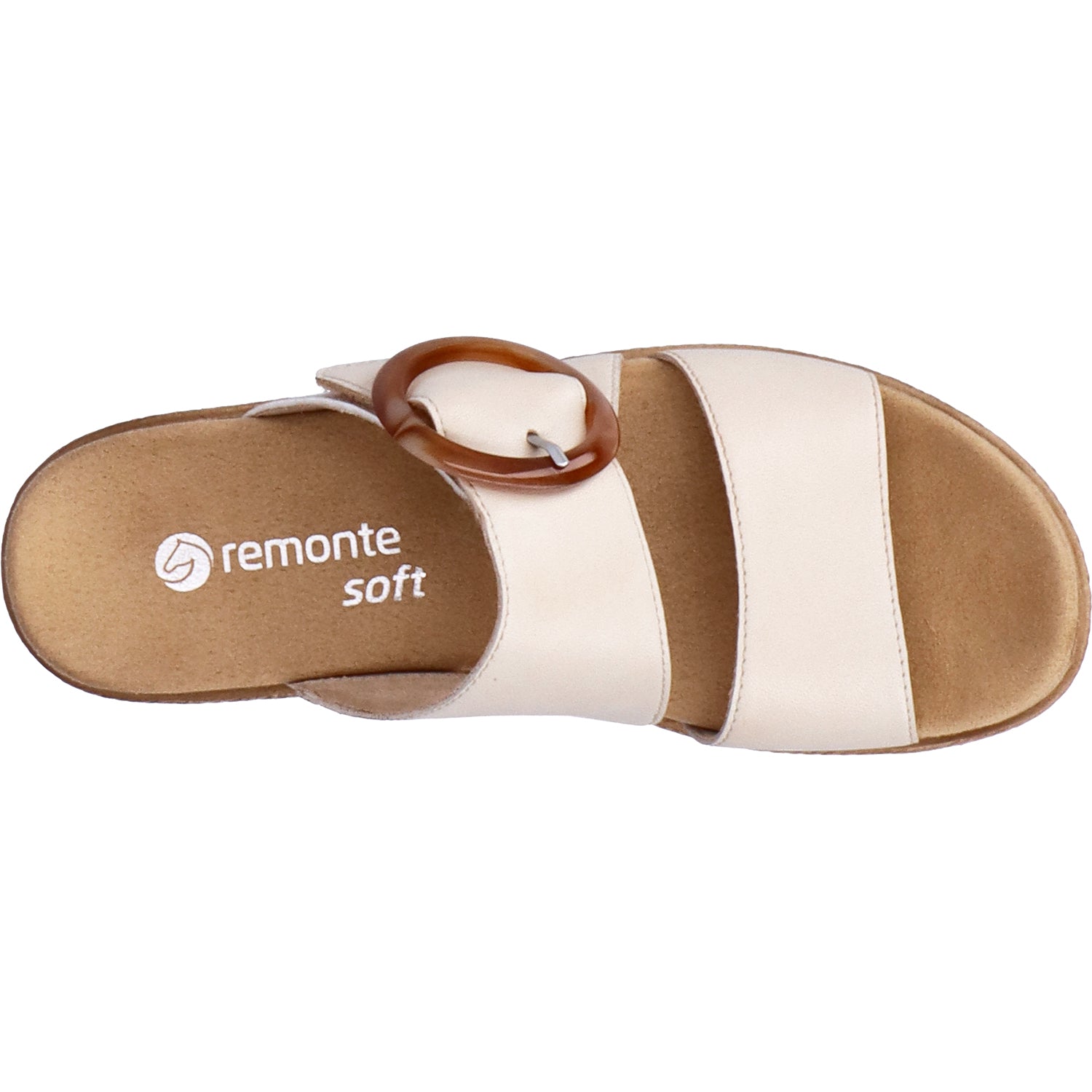 Womens Remonte Remonte D0Q51-00 Jocelyn 51 Women's Sandals Chalk/Pebble Leather Chalk/Pebble Leather