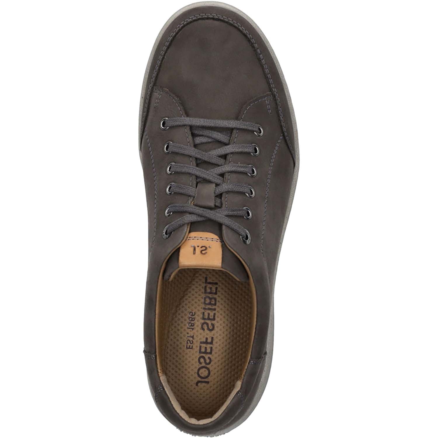Mens Josef seibel Josef Seibel David 03 Men's Lace Up Shoes Granite Kombi Nubuck Granite Kombi Nubuck