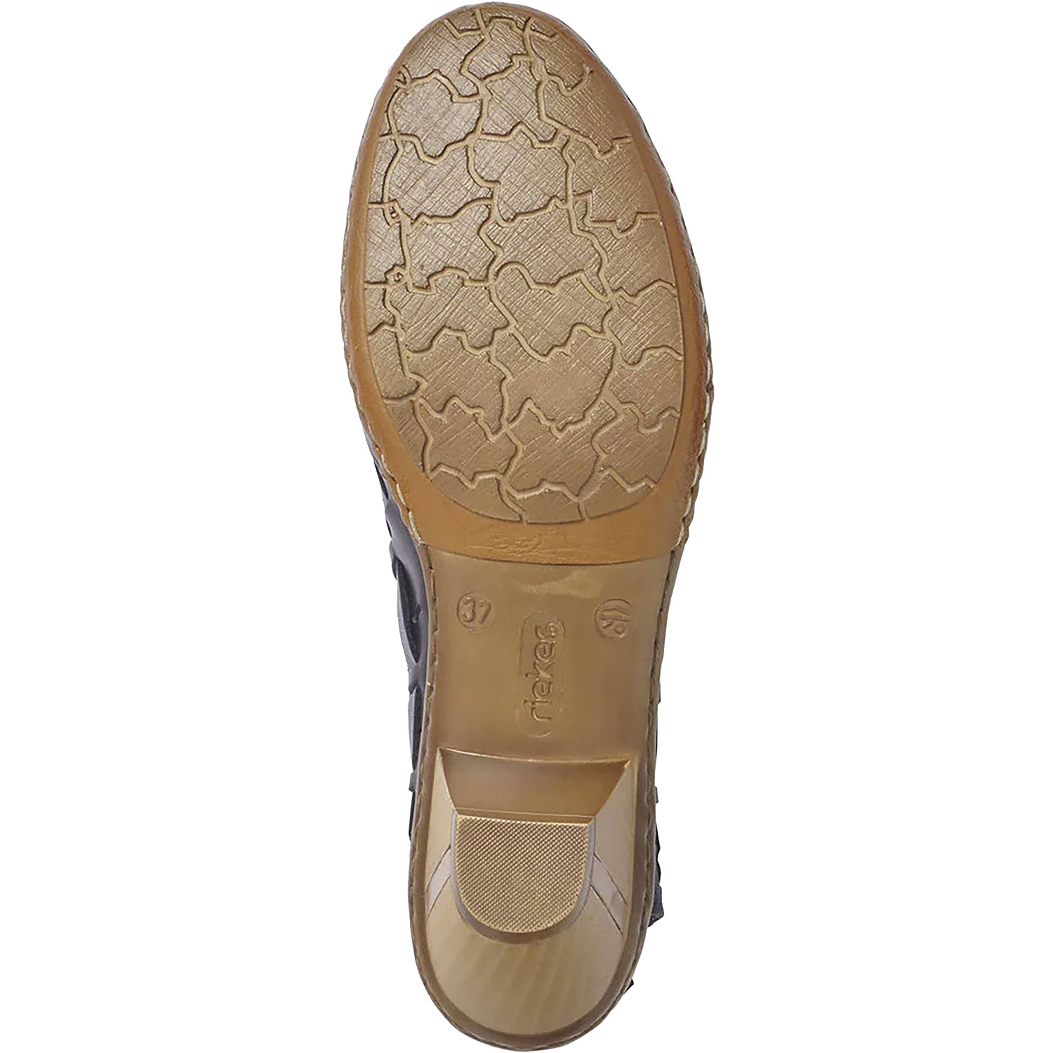 Womens Rieker Women's Rieker 46778-01 Sina 78 Black Leather Black Leather