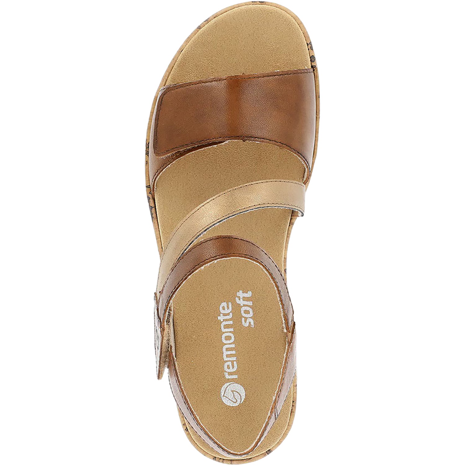 Womens Remonte Remonte R6860-24 Women's Sandals Muskat/Antique Leather Muskat/Antique Leather