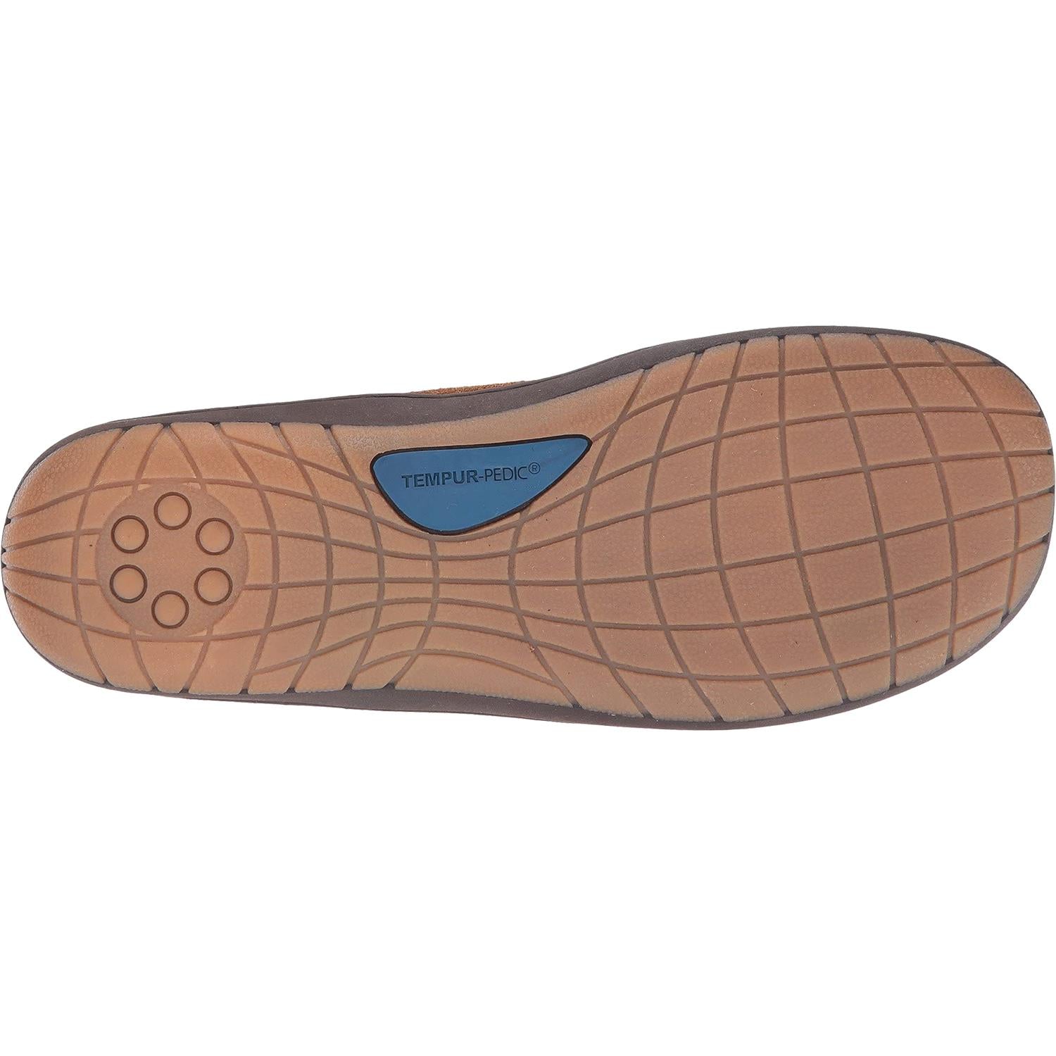 Mens Tempur-pedic Tempur-Pedic Therman Men's Slippers Chestnut Suede Chestnut Suede