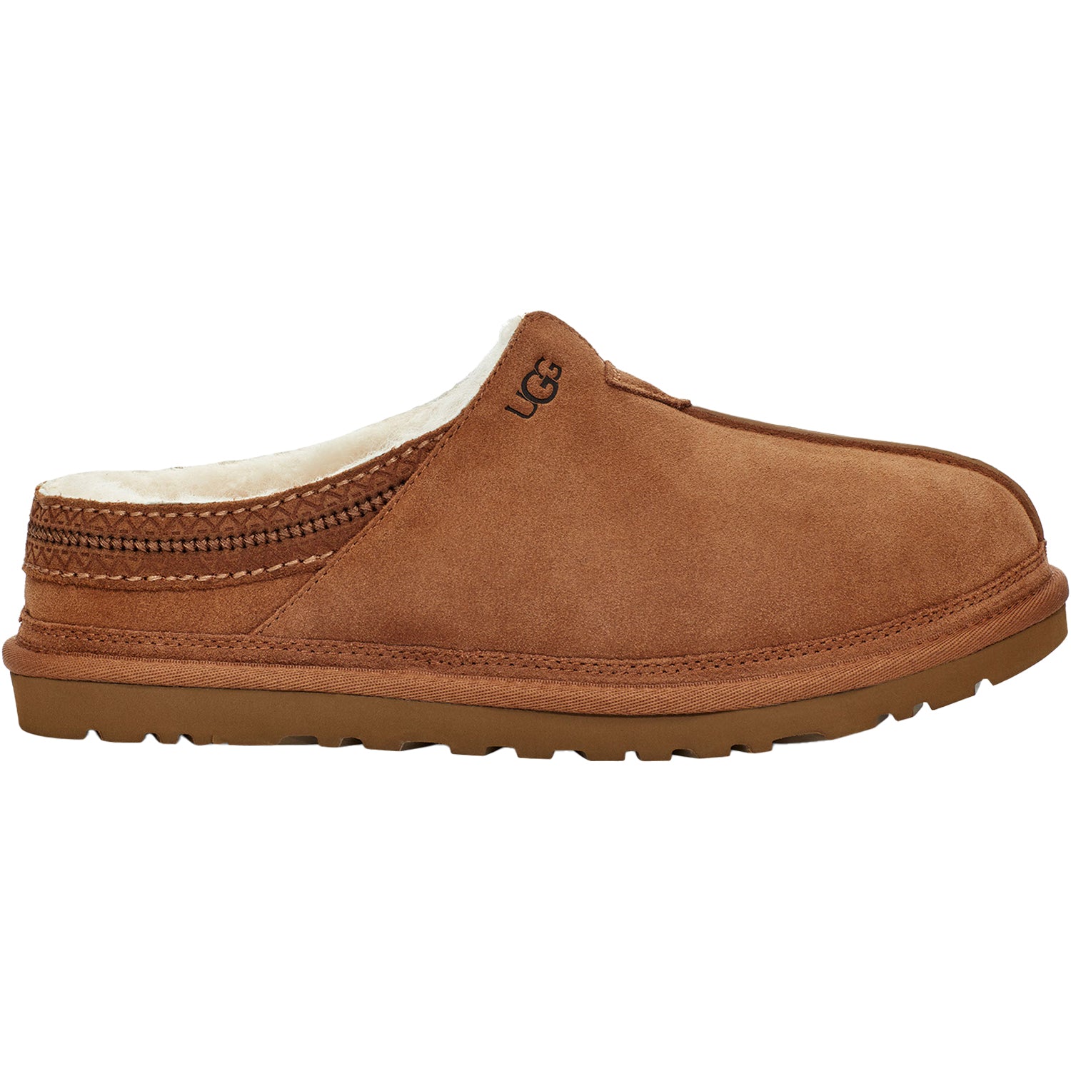 Mens Ugg UGG Neuman Men's Chestnut Slippers Chestnut Suede Chestnut Suede