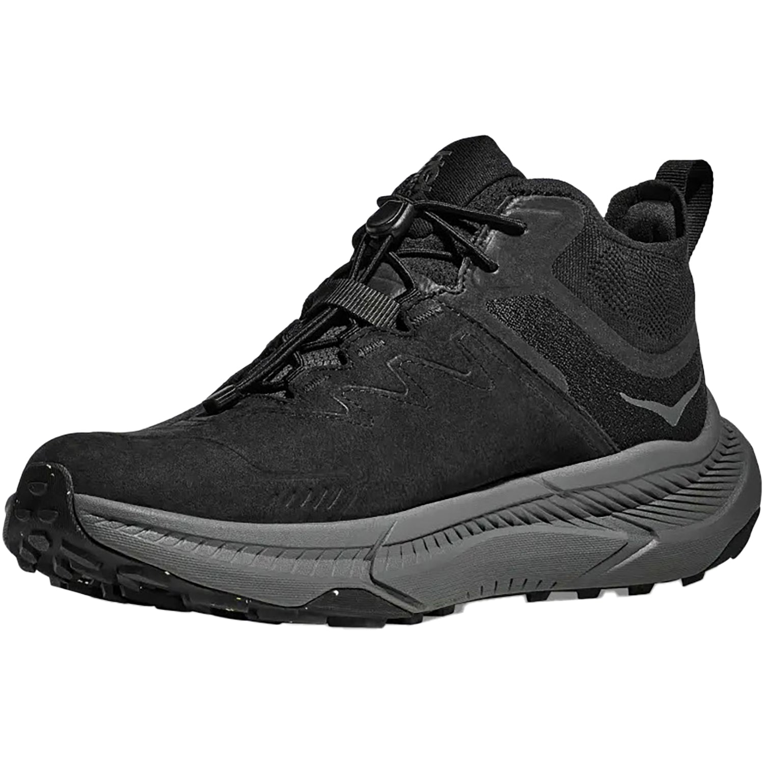 Mens Hoka one one Hoka Transport Chukka GoreTex Men's Outdoor Chukkas Black/Black Nubuck Black/Black Nubuck