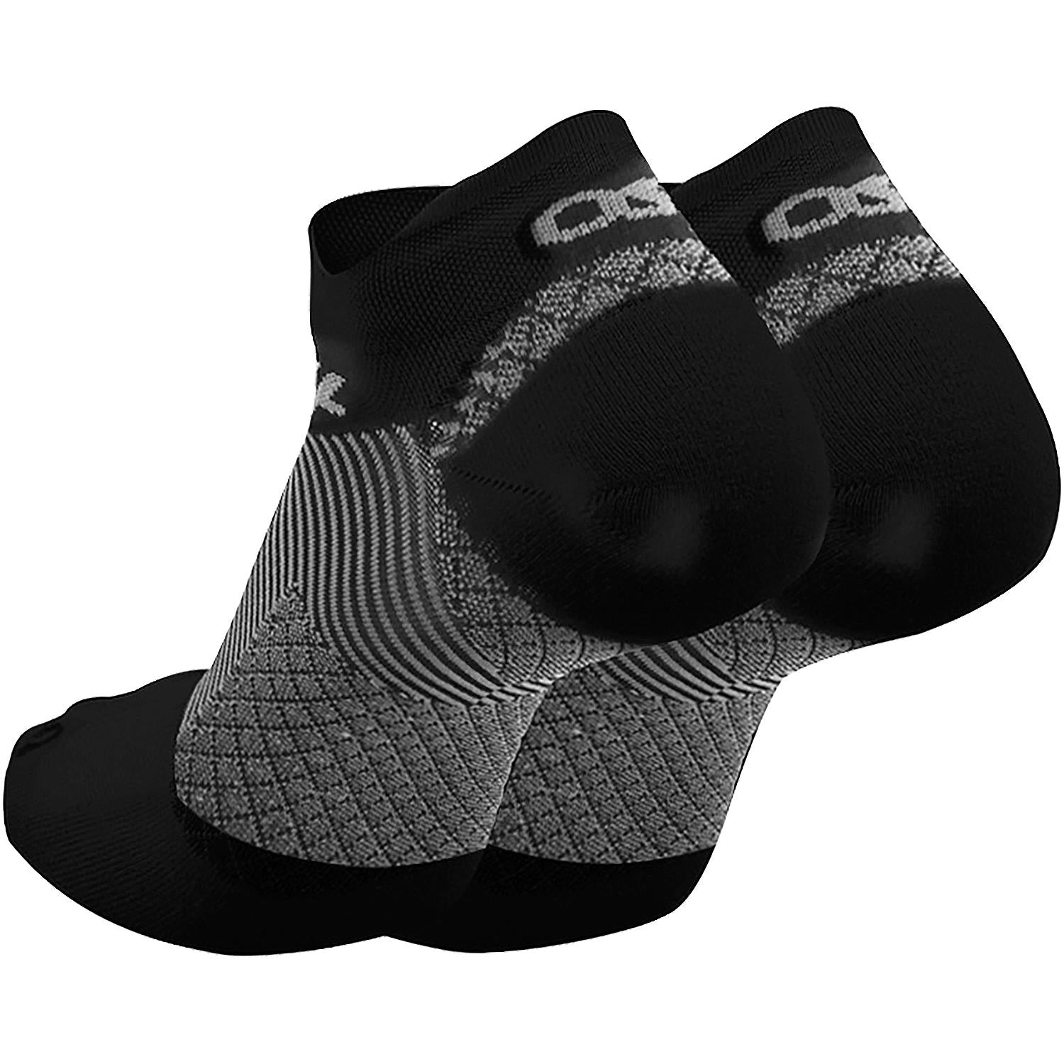 Unisex Os1st OS1st FS4 No Show Plantar Fasciitis Socks Pair Unisex OS1st Plantar Fasciitis Socks Black Black