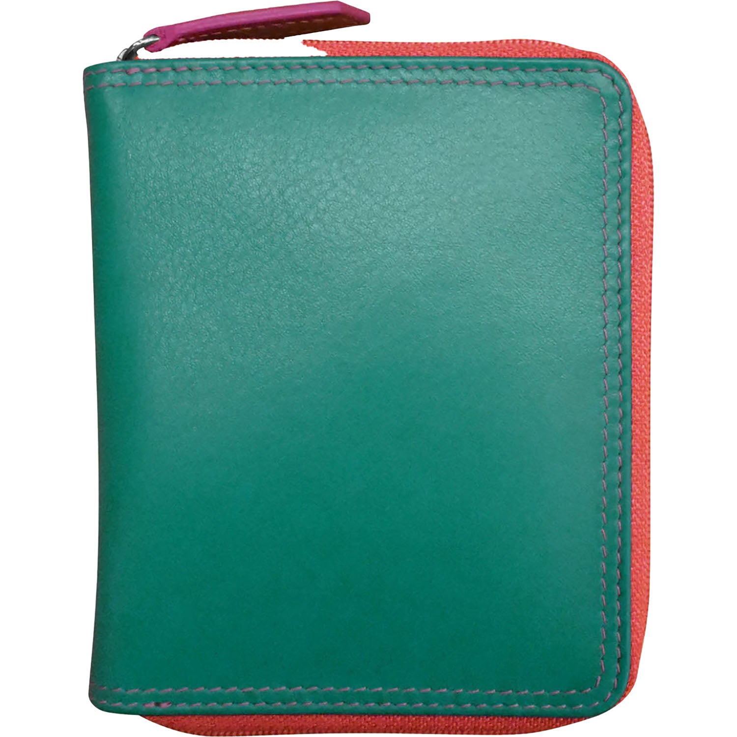 Womens Ili new york ili New York Small Multi Color Zip Wallet  Wallet Paradise Multi Paradise Multi