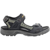Mens Ecco Ecco Offroad Yucatan Men's Outdoor Sandals Black/Mole Nubuck Black/Mole Nubuck