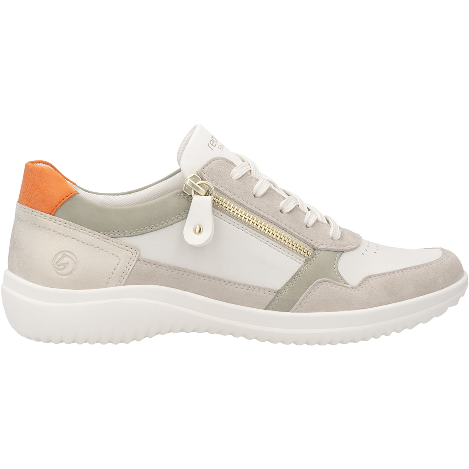 Womens Remonte Remonte D1E06-80 Women's Sneakers Off White/Sable/Muschel Off White/Sable/Muschel