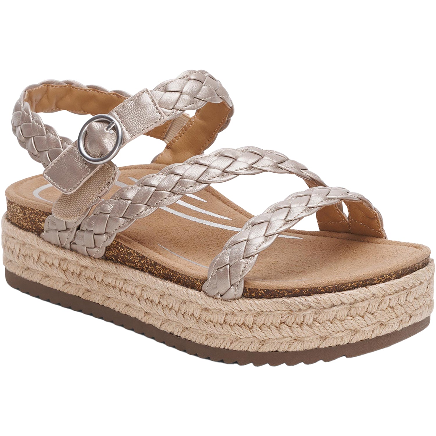 Womens Aetrex Aetrex Julia Women's Sandals Platinum Platinum
