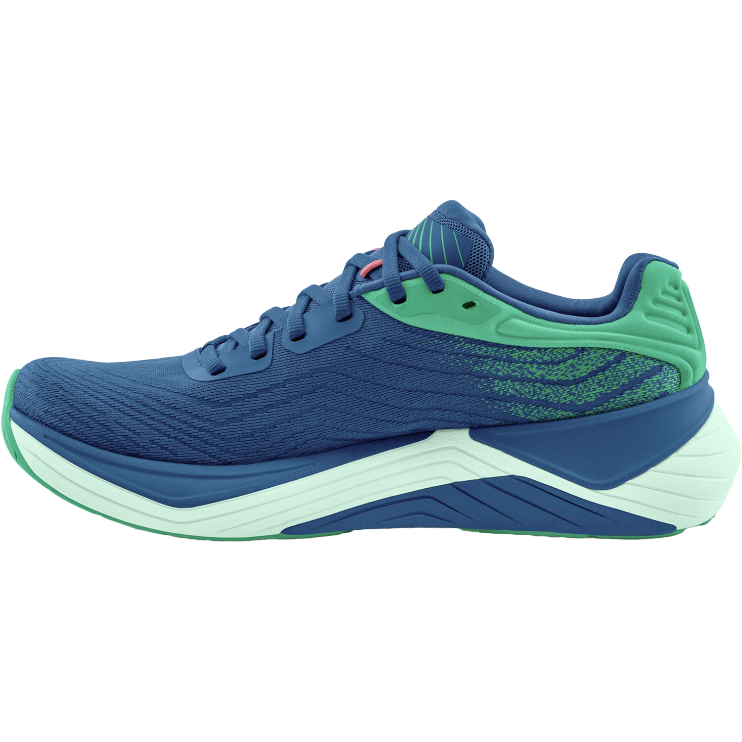 Womens Topo Topo Ultrafly 5 (Stability Support) Women's Athletic Shoes Blue/Aqua Mesh Blue/Aqua Mesh