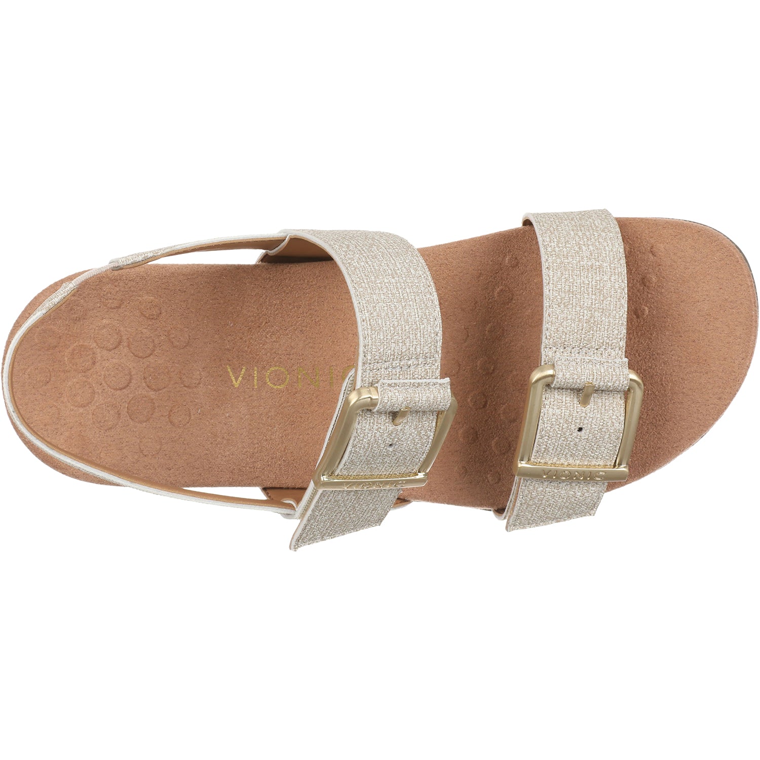 Womens Vionic Vionic Reese Women's Sandals Oatmeal Denim Synthetic Oatmeal Denim Synthetic