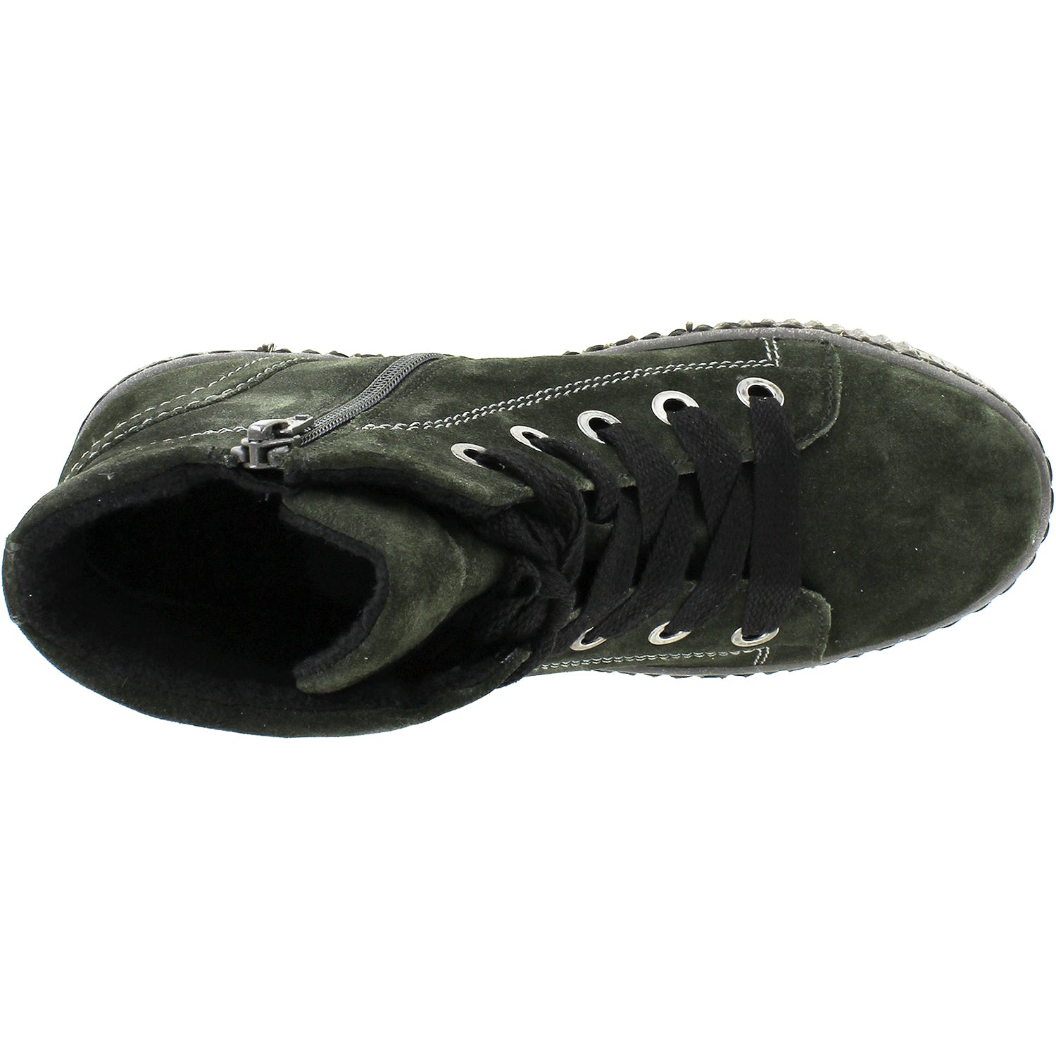 Womens Gabor Gabor 9373531 Women's High Top Sneakers Anthracite Suede Anthracite Suede