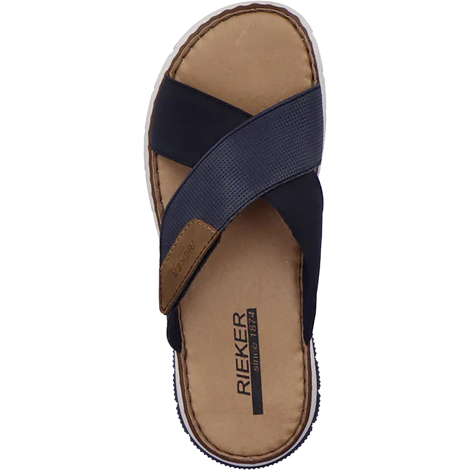 Mens Rieker Rieker 25283-14 Cody 83 Men's Sandals Pazifik/Lake/Mandel Synthetic Pazifik/Lake/Mandel Synthetic