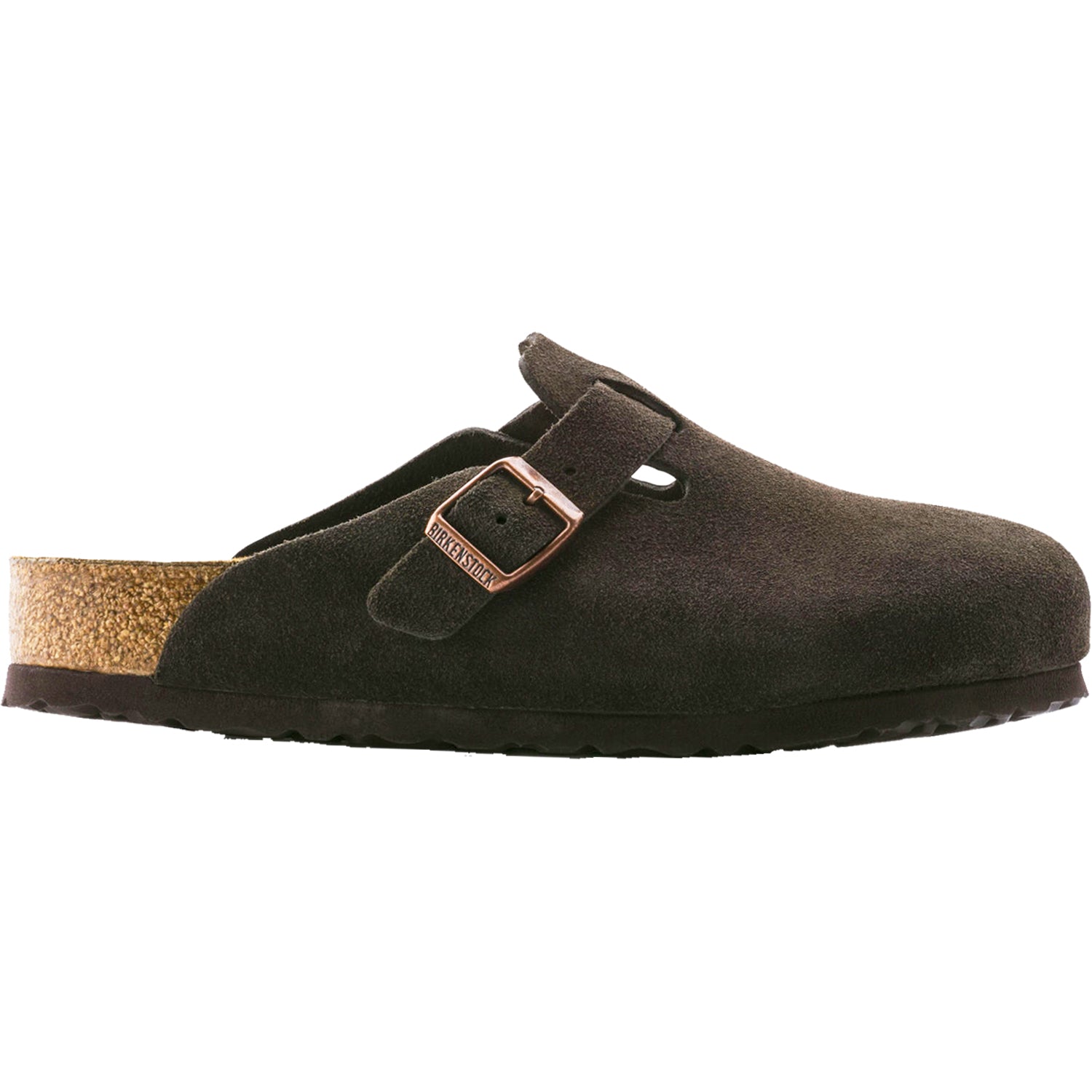 Unisex Birkenstock Unisex Birkenstock Boston Soft Footbed Mocha Suede Mocha Suede