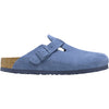 Unisex Birkenstock Unisex Birkenstock Boston Soft Footbed Elemental Blue Suede Elemental Blue Suede