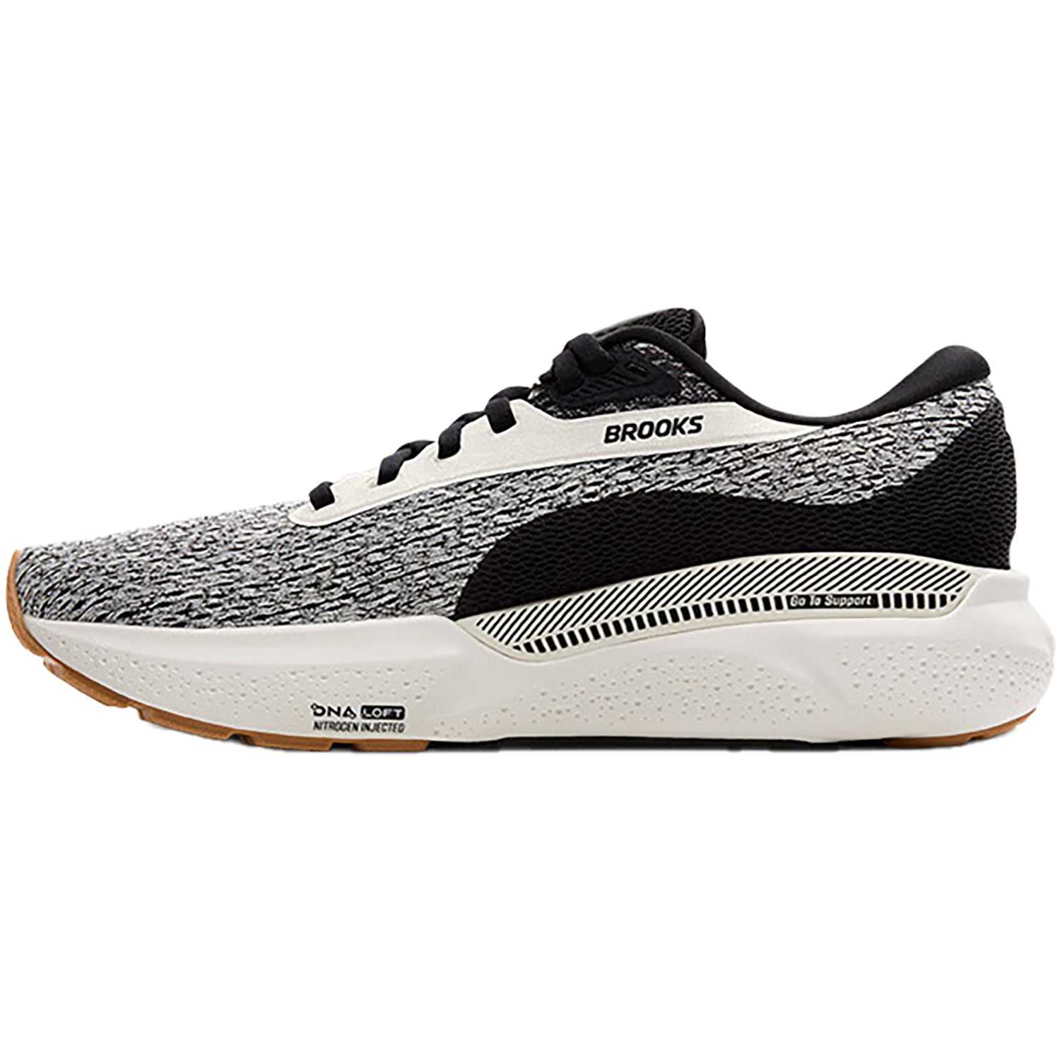 Womens Brooks Women's Brooks Adrenaline GTS 24 Stability Coconut/Black/Biscuit Mesh (Stability Support) Coconut/Black/Biscuit Mesh