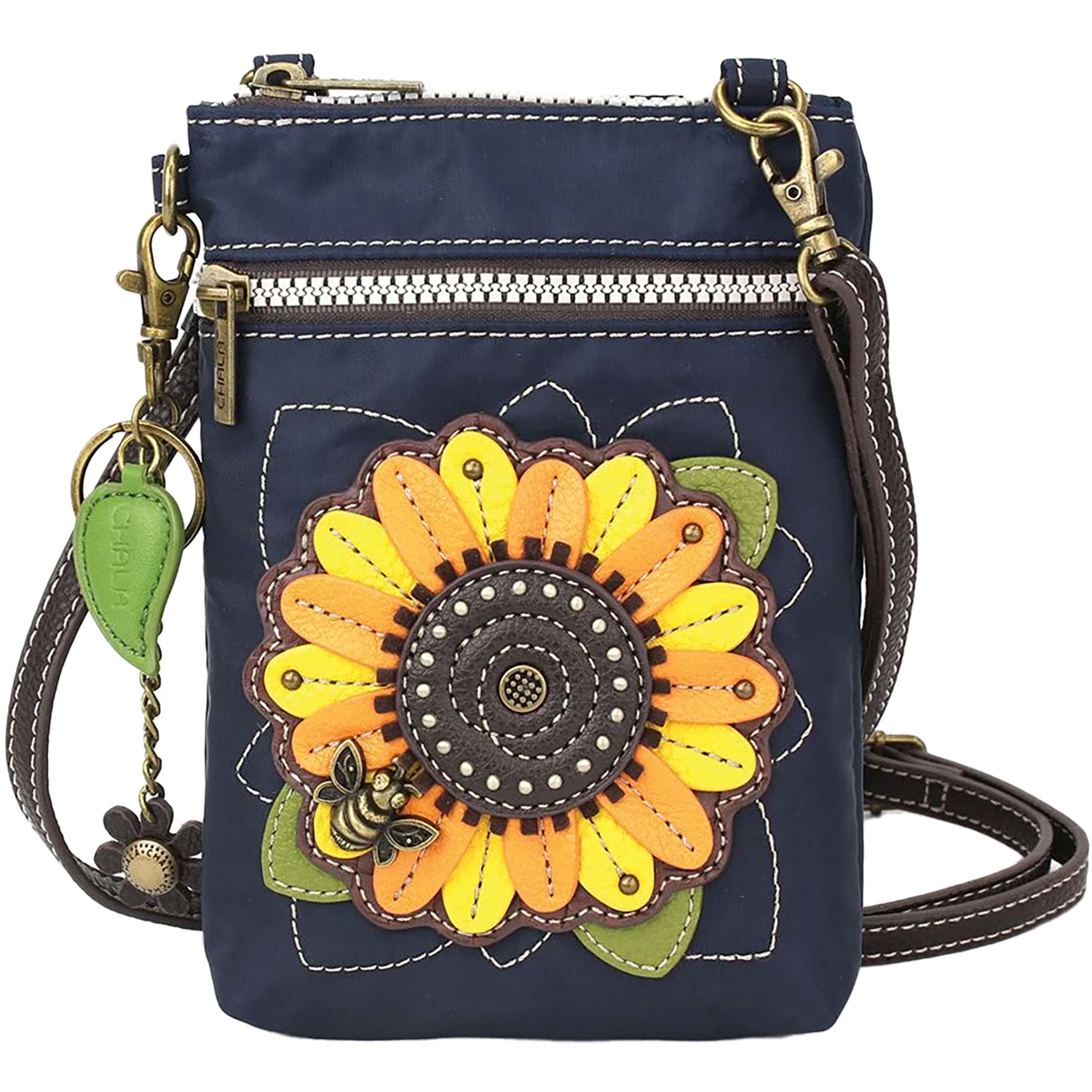 Unisex Chala Chala Sunflower Cellphone Xbody Navy Synthetic Navy