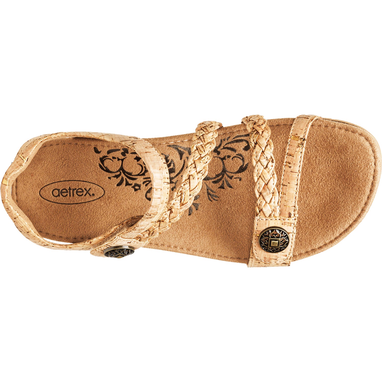 Womens Aetrex Women's Aetrex Jillian Cork Cork