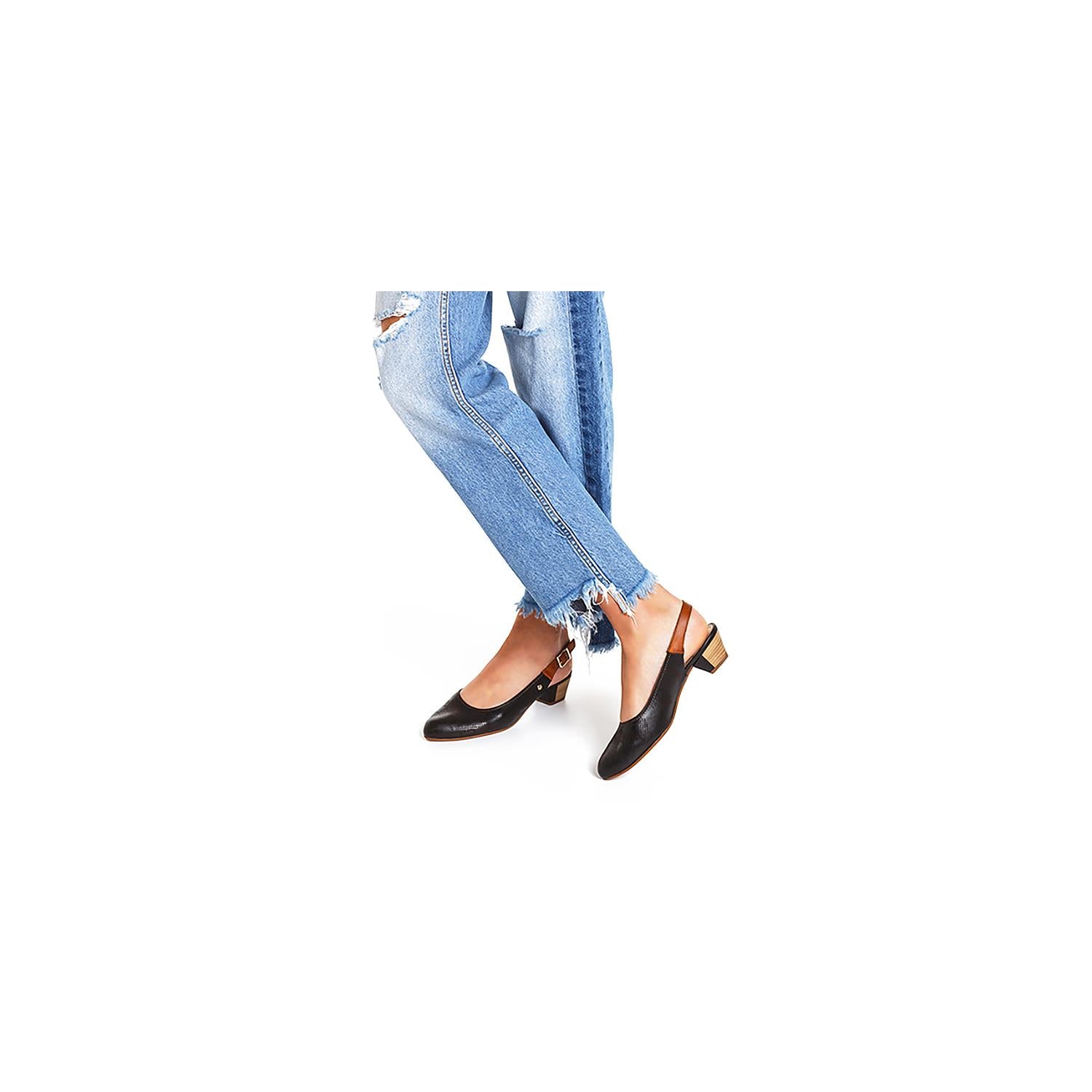 Womens Pikolinos Pikolinos Elba W3M-5681 Women's Black Leather Black Leather
