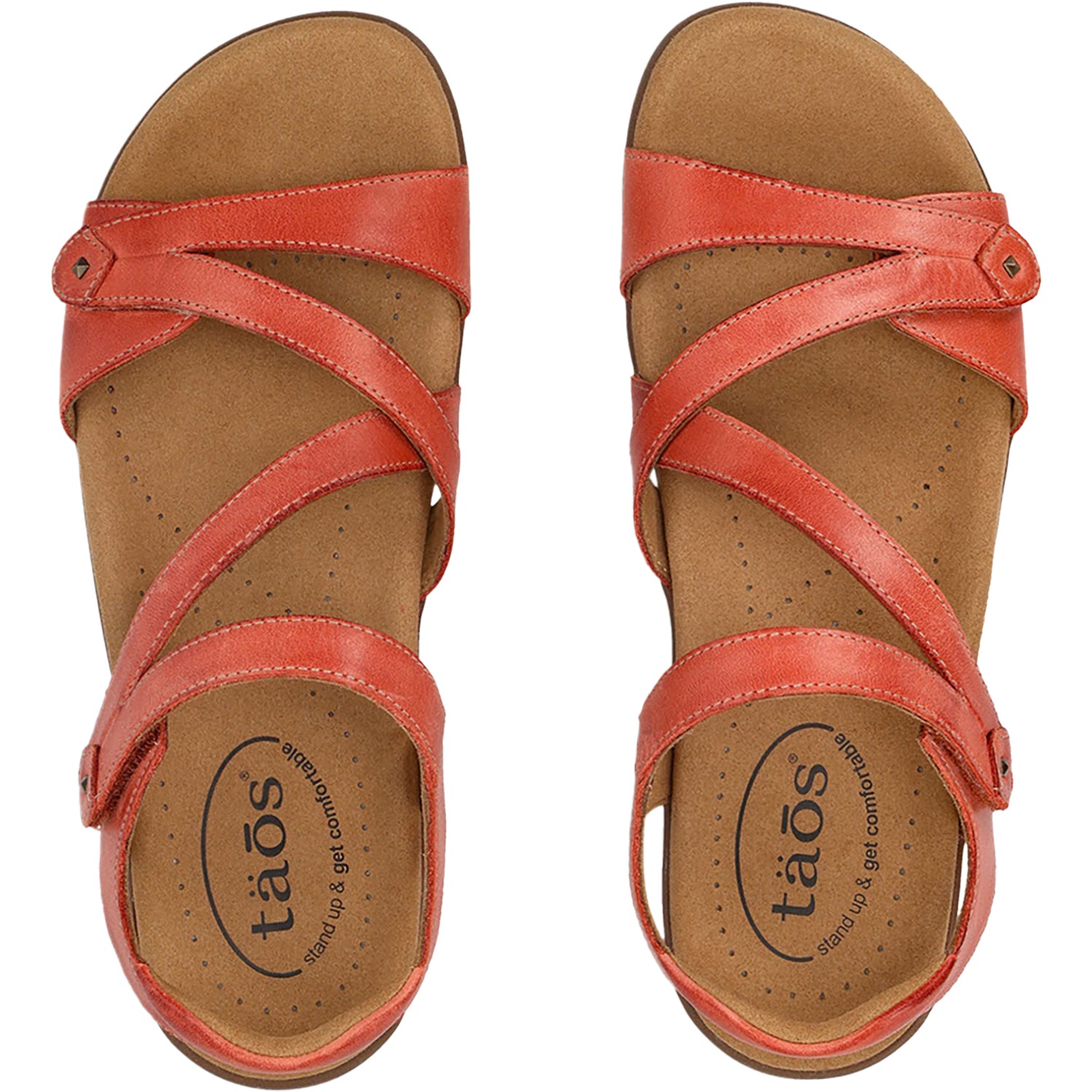 Womens Taos Taos Big Time Women's Ankle Strap Sandals Bruschetta Leather Bruschetta Leather