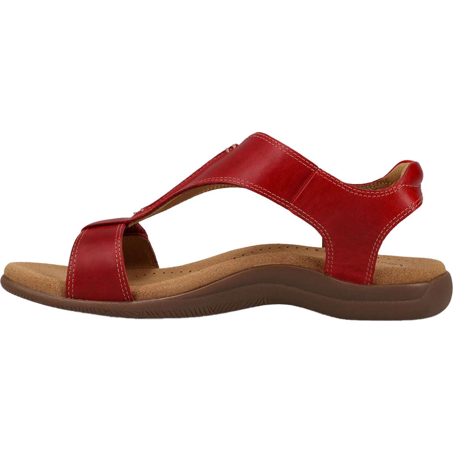 Womens Taos Women's Taos The Show Red Leather Red Leather