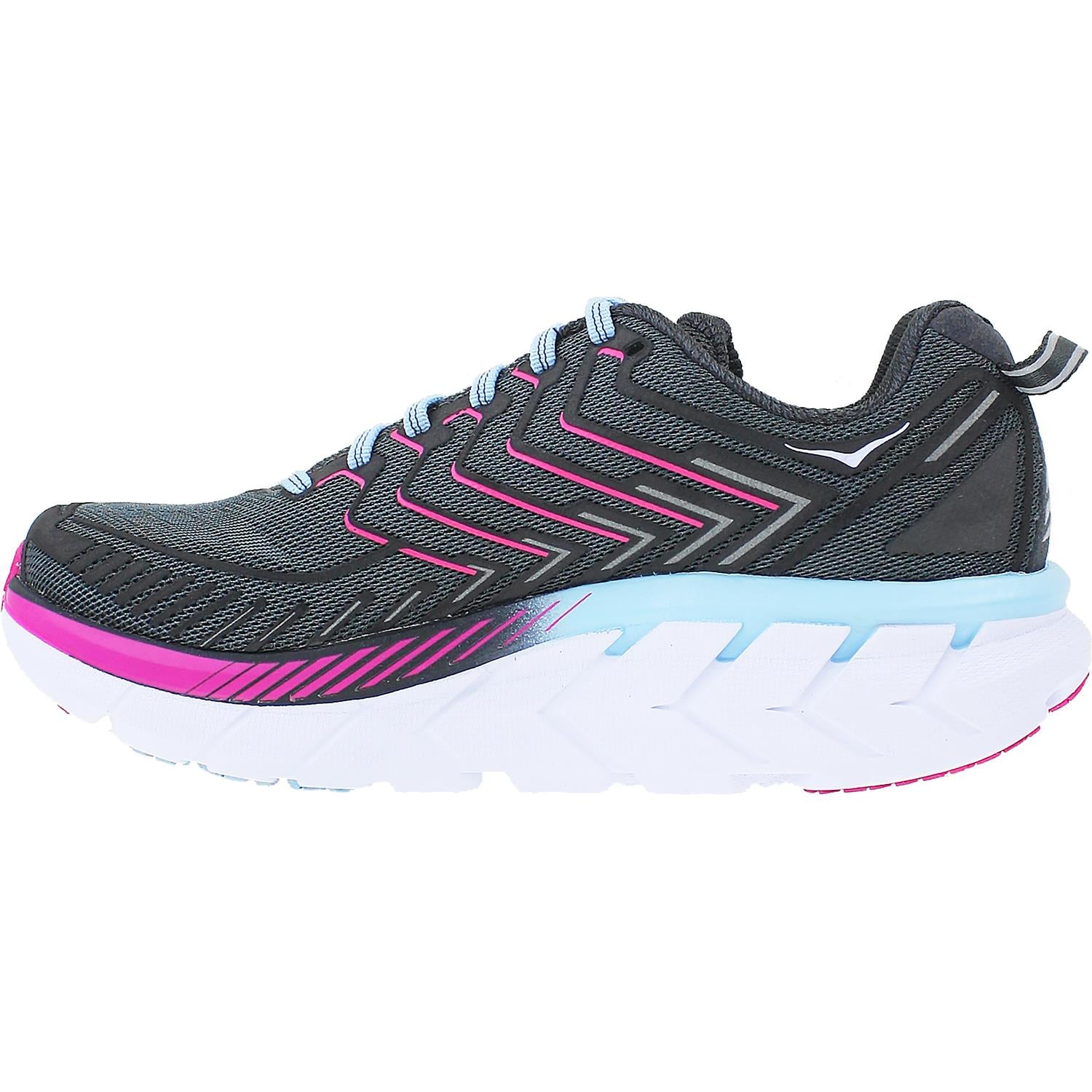 Womens Hoka one one Hoka Clifton 4 Women's Running Shoes Rock/Asphalt Mesh Rock/Asphalt Mesh