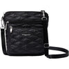 Womens Baggallini Baggallini Modern Pocket Crossbody Black Quilt Black Quilt Nylon