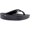 Womens Oofos Women's OOFOS OOmega OOlala Black Synthetic Black Synthetic