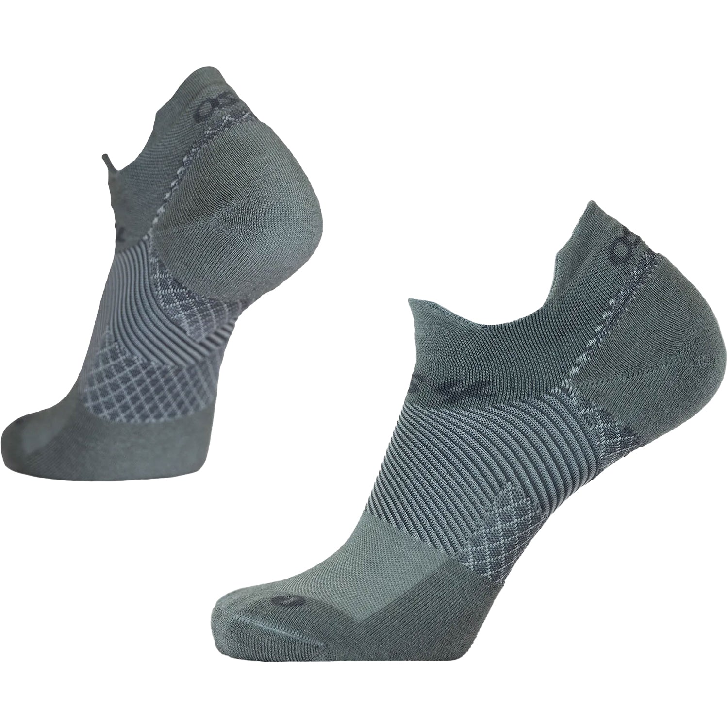 Unisex Os1st OS1st FS4 Merino No Show Socks Unisex Plantar Fasciitis Socks Grey Grey