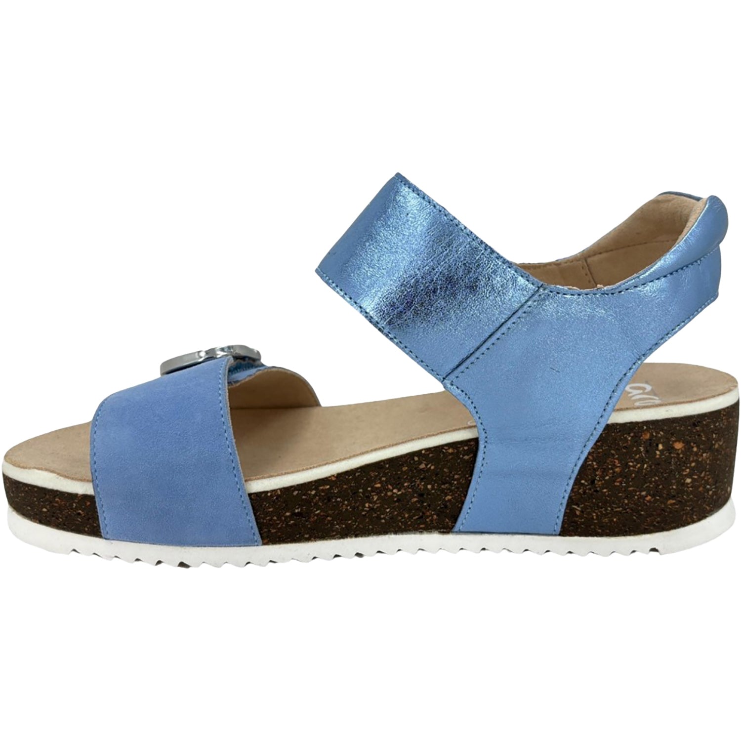 Womens Ara shoes Ara Nova Women's Wedge Sandals Azure/Sky Blue Azure/Sky Blue