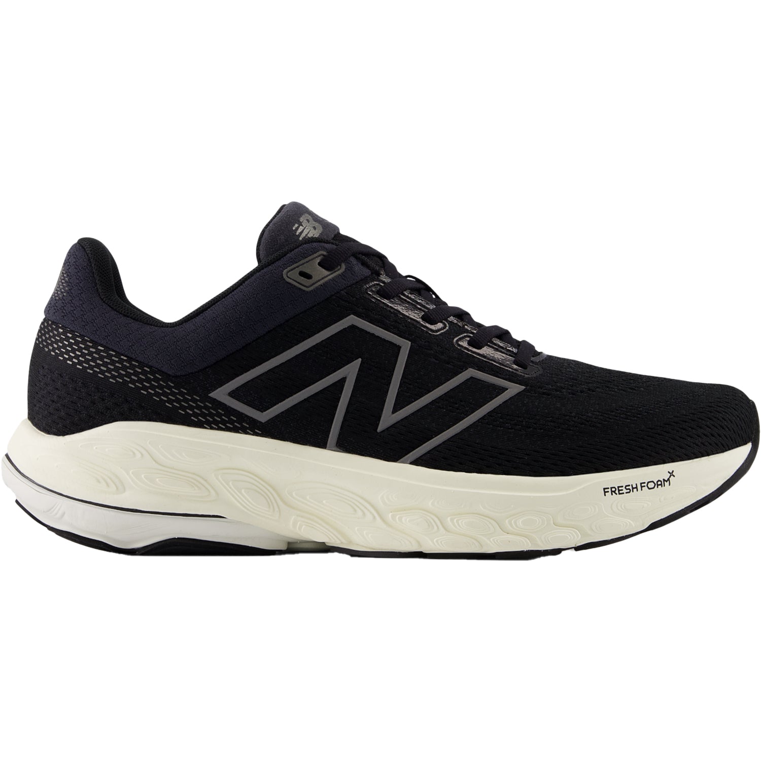 Mens New balance Men's New Balance Fresh Foam X M860K14 Black/Phantom/Seasalt Mesh (Neutral Support) (Stability Support) Black/Phantom/Seasalt Mesh