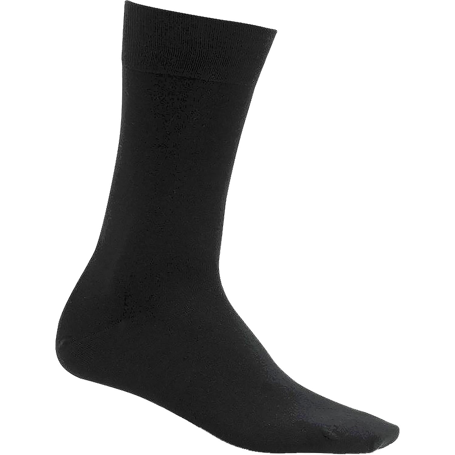 Men's Marcmarcs 91900 Cotton Soft Socks 2 Pair Pack Black