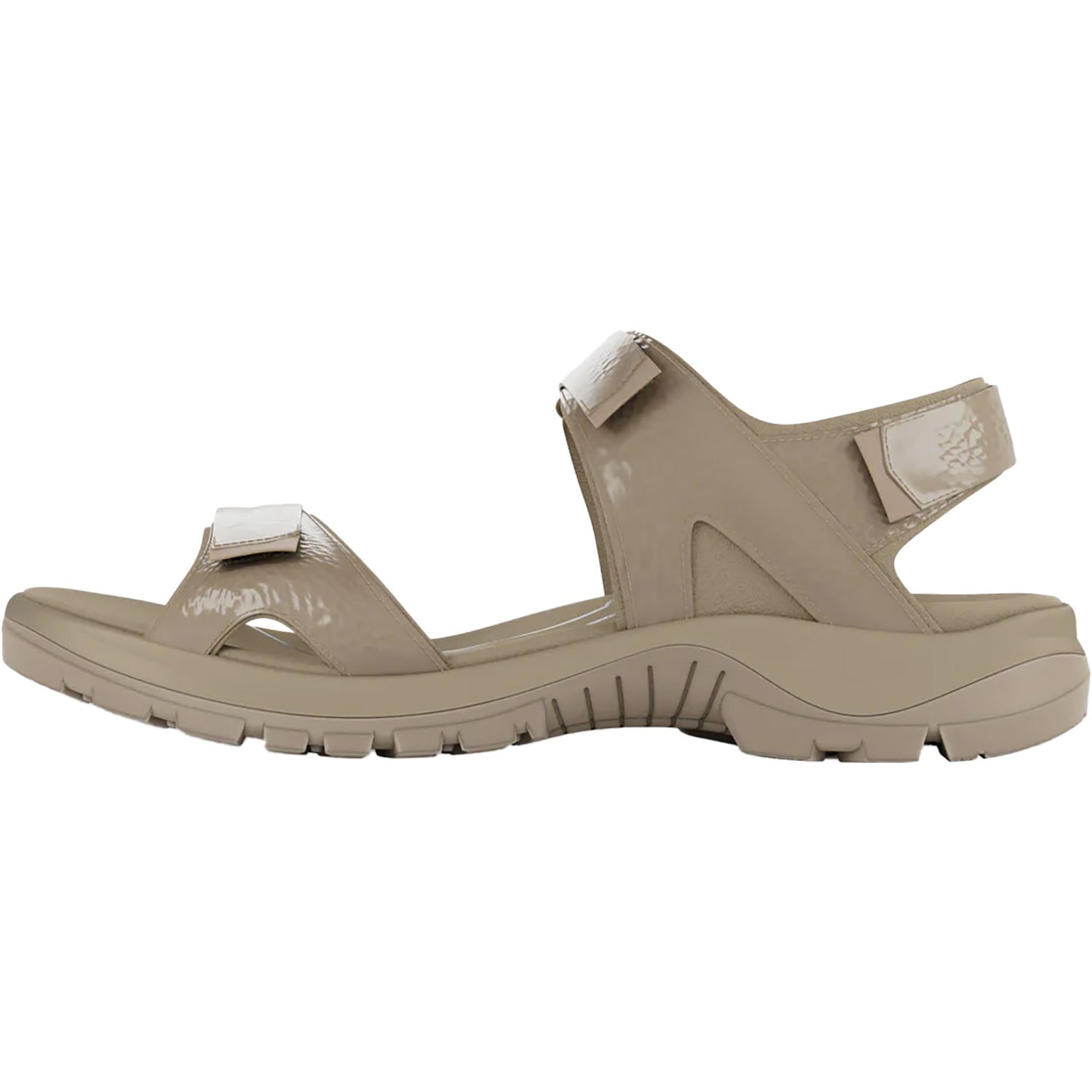 Womens Ecco Ecco Yucatan 20 3s Women's Sandals Nude Crinkle Patent Nude Crinkle Patent