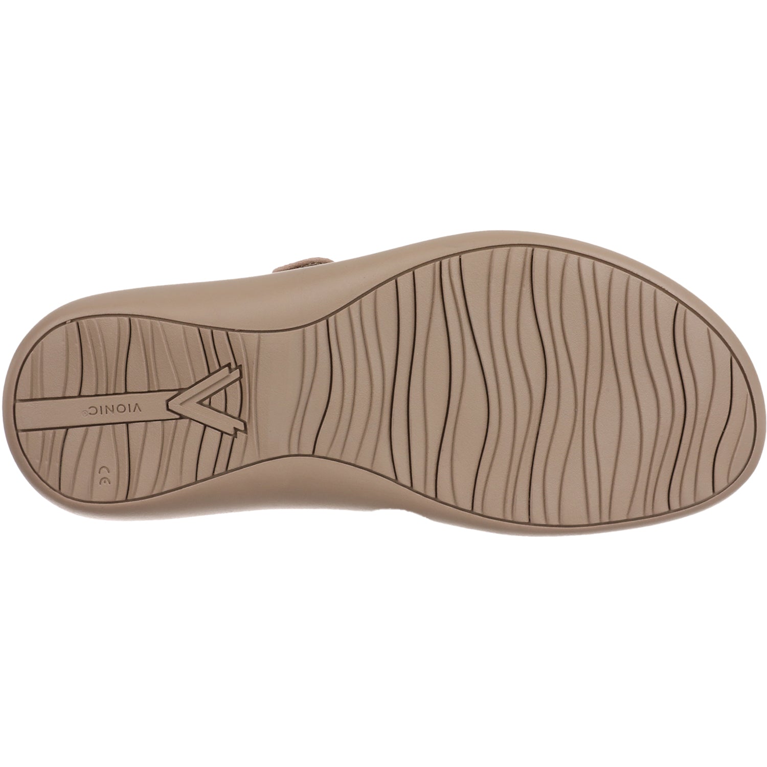 Womens Vionic Vionic Activate RX Women's Thong Sandals Taupe Suede Taupe Suede