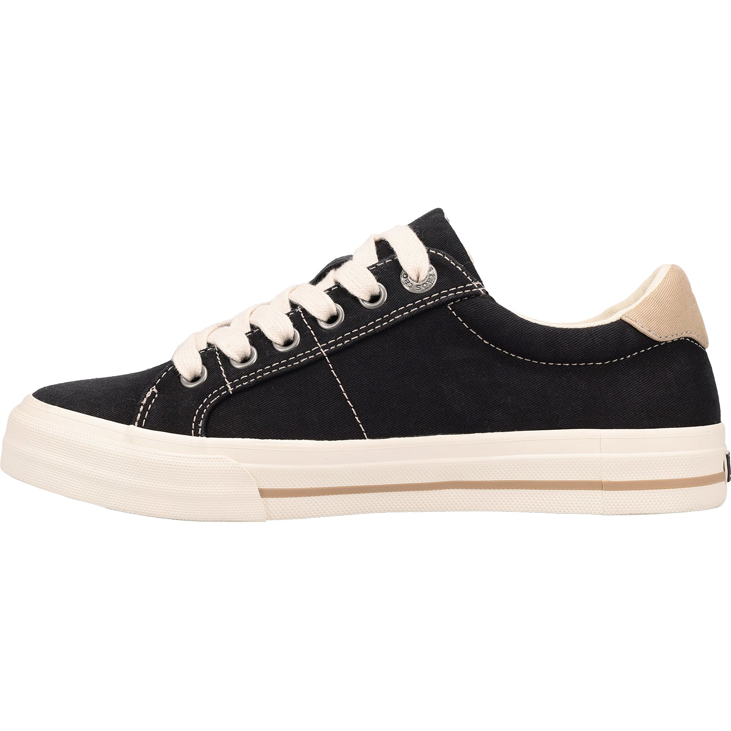 Womens Taos Taos Z Soul Women's Sneakers Black/Tan Distressed Canvas Black/Tan Distressed Canvas