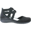 Womens Naot Women's Naot Kata Black Leather/Nubuck Black Leather/Nubuck
