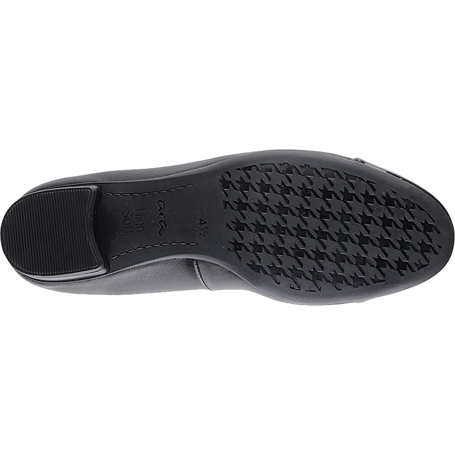 Womens Ara shoes Ara Belinda Women's Slip On Ballerina Flats Black Leather/Patent Black Leather/Patent