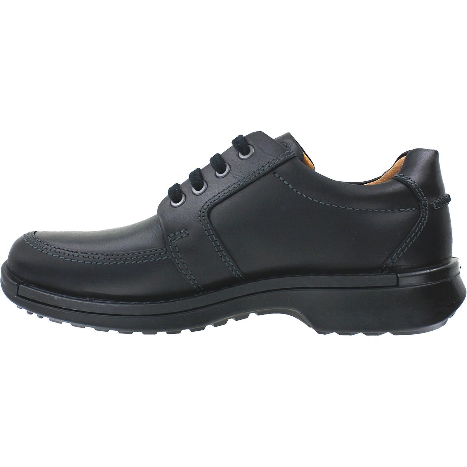 Mens Ecco Ecco Fusion II Tie Men's Walking Shoes Black Leather Black Leather