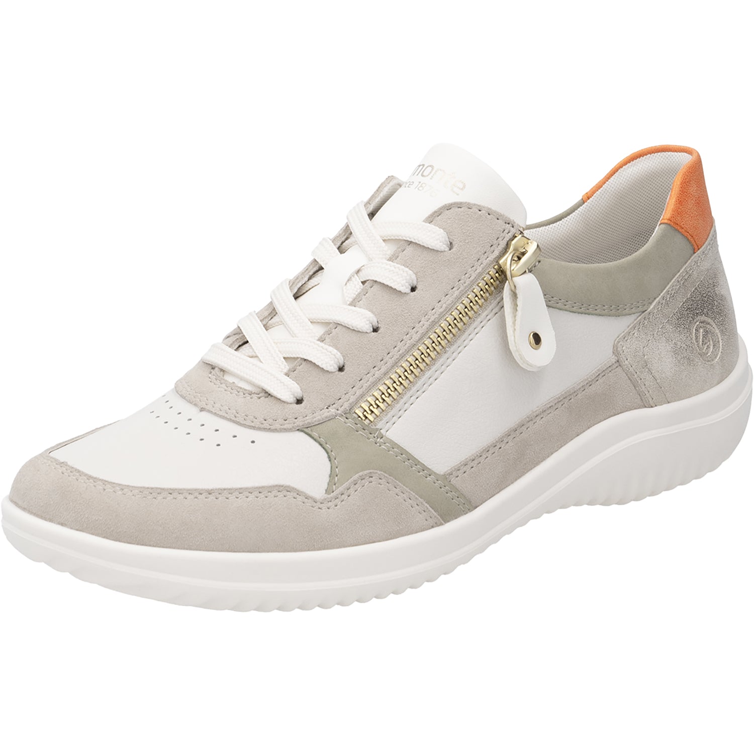 Womens Remonte Remonte D1E06-80 Women's Sneakers Off White/Sable/Muschel Off White/Sable/Muschel
