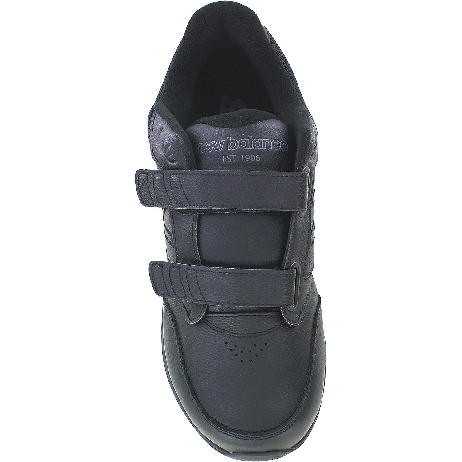 Mens New balance Men's New Balance MW928HB3 Velcro Walking Shoe Black Leather Black Leather