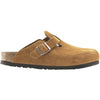 Unisex Birkenstock Unisex Birkenstock Boston Soft Footbed Mink Suede Mink Suede