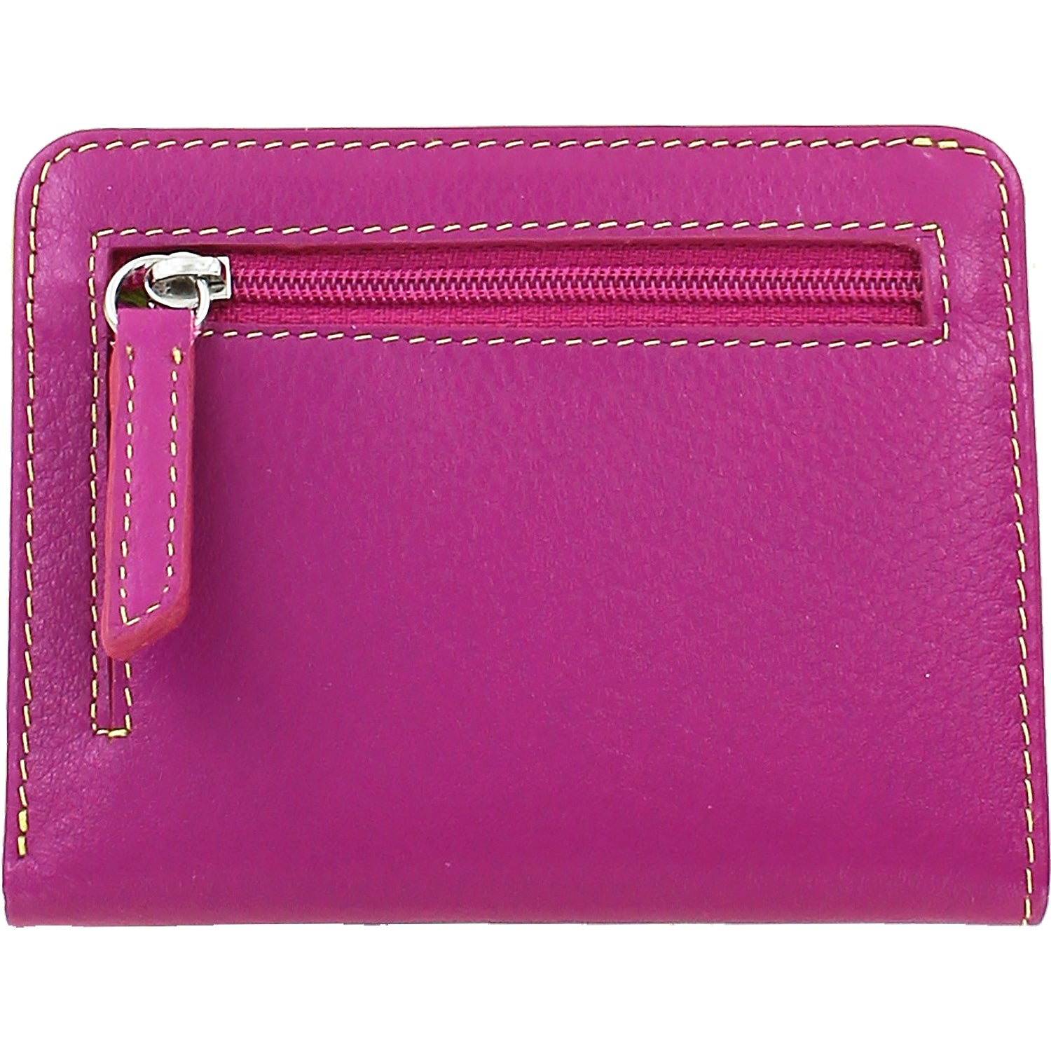 Womens Ili new york ili New York Euro Size Wallet Orchid/Pear Leather Orchid/Pear Leather