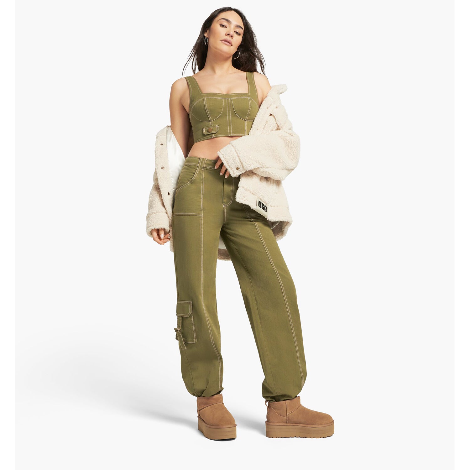 Womens Ugg Women's UGG Classic Ultra Mini Platform Chestnut Suede Chestnut Suede